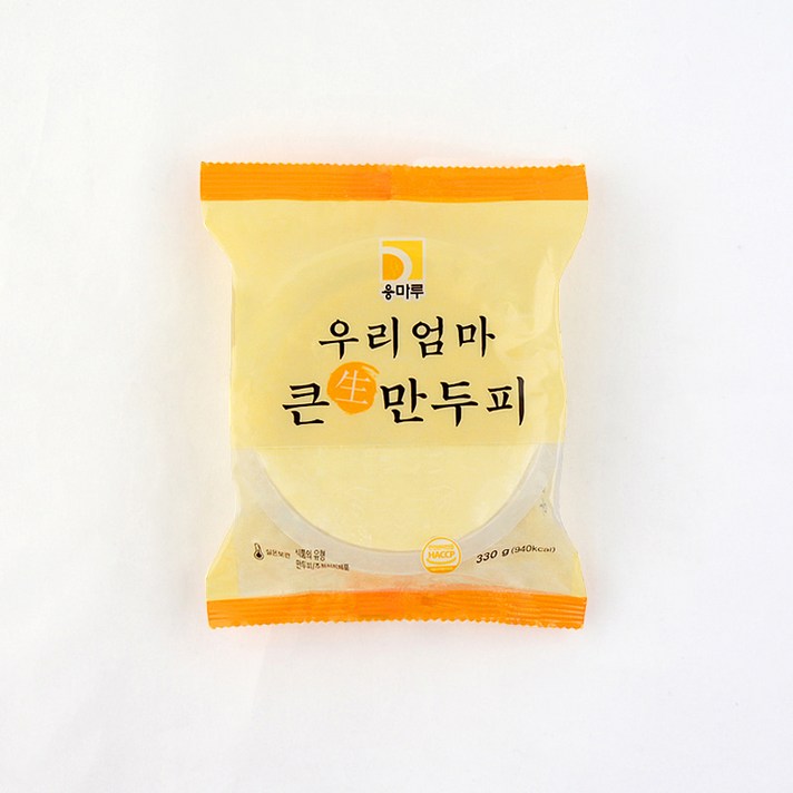용마루 큰 생만두피 330g x 5개 10.5cm 무료배송, 1개