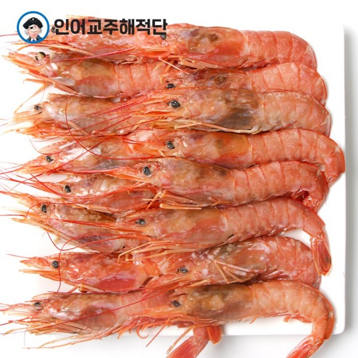 인어교주해적단 자연산 홍새우 1kg (16~18마리), 1개