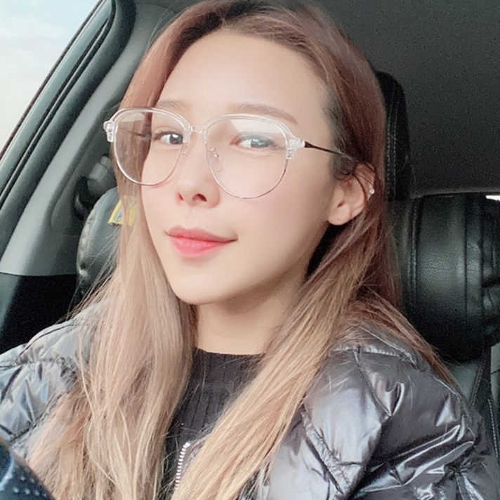 eyelove [안경원제품] 자외선 차단 빅 오버 하금테 시력 보호 안경