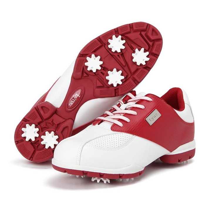 핑골프 2019 여성 링스 메쉬 배색 스파이크 골프화(62197SEL51)(레드)