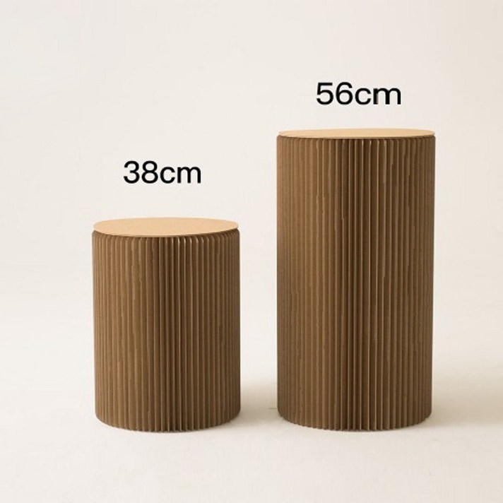 틱톡 접이식 종이 의자 매트증정 휴대용 캠핑용 여행용, 높이 38cm