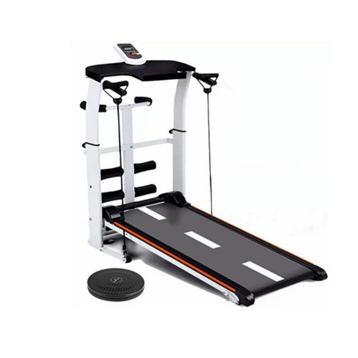 가정용 수동 기계식 공간절약 이동식 다기능 접이식 헬스 런닝머신 워킹머신 워킹패드, 줄무늬 있음