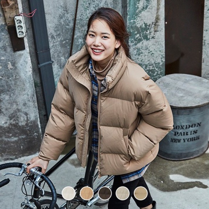 [지오다노] 379922 컬러 추가 입고 여 다운 숏 푸파