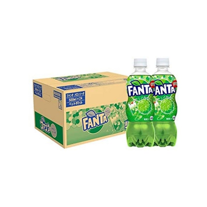 일본 코카콜라 환타메론 메론소다 500ml x 24개