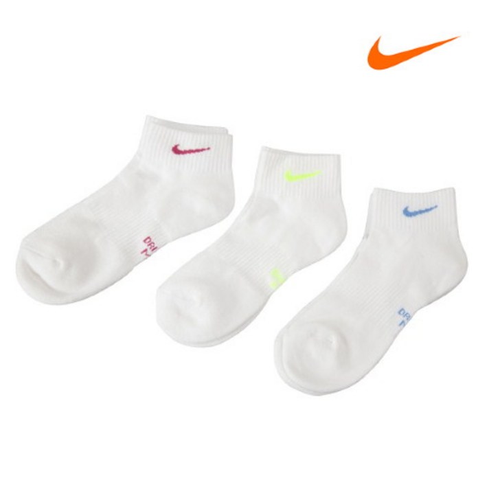 나이키 W 에브리데이 쿠션 양말 3PACK
