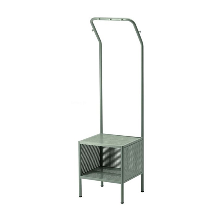이케아 옷걸이행거 그레이그린 40x142cm NIKKEBY 니케뷔, 단일