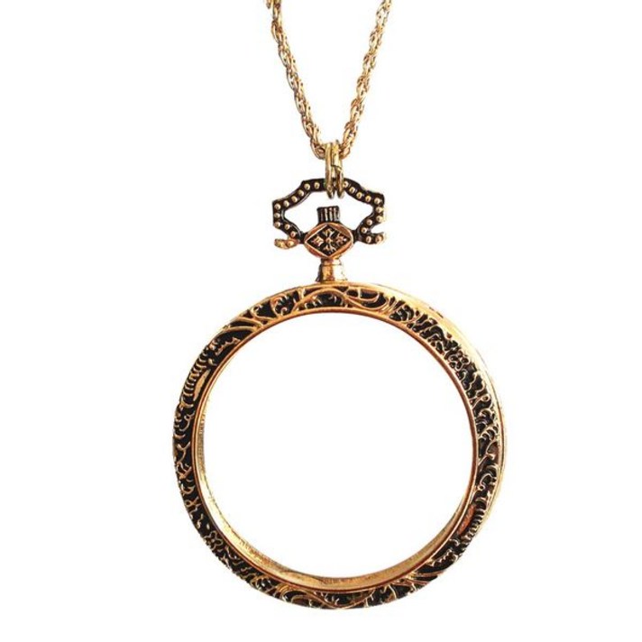 10배 확대 돋보기 목걸이 한혜연 스타일 휴대용 고화질 스타일리시 성경 읽기 노안, 옵션1