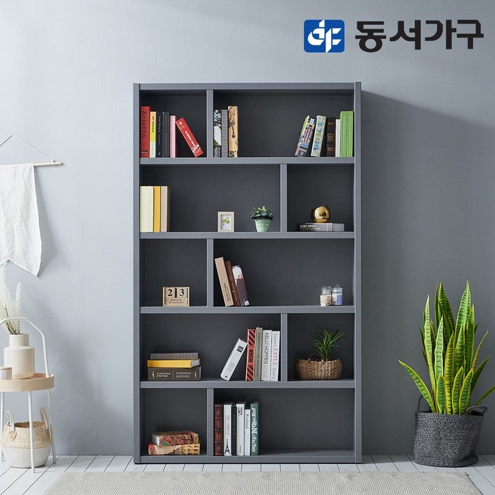 동서가구 피츠 댄디 5단 1200 C 오픈책장 PAC032, 그레이