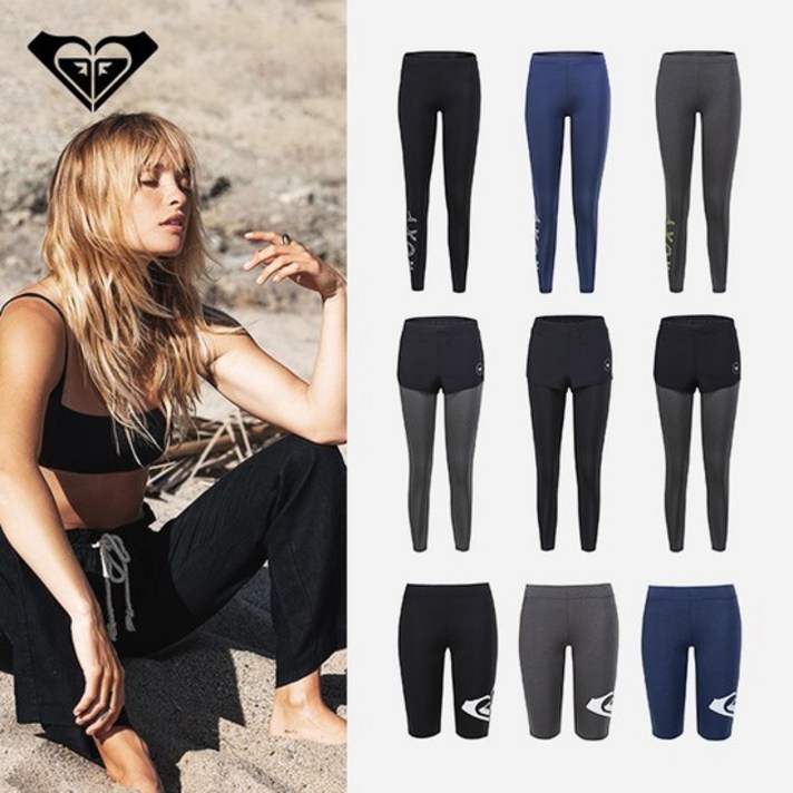 [매장정품] 록시 여성 워터레깅스 팬츠 보드숏