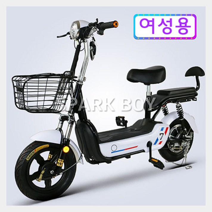 전기 자전거 2020 최신형 GX가성비 갑 여성용 2인용 전기자전거 48V 350W 전동스쿠터 납산 리튬배터리 전동 스쿠터주문즉시 공장출고 2일내선적 스쿠터 모터 배터리1년보증 추, 화이트