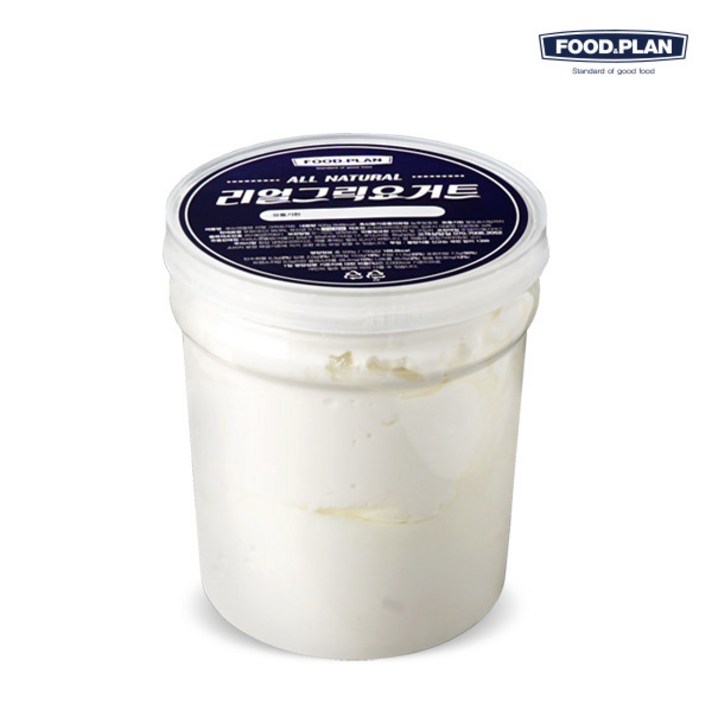 푸드앤플랜 리얼 그릭 플레인 요거트 500g, 단품