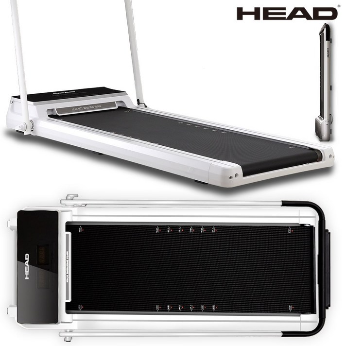 HEAD 접이식손잡이 워킹패드 초슬림워킹머신 가정용런닝머신 헬스운동기구, 화이트
