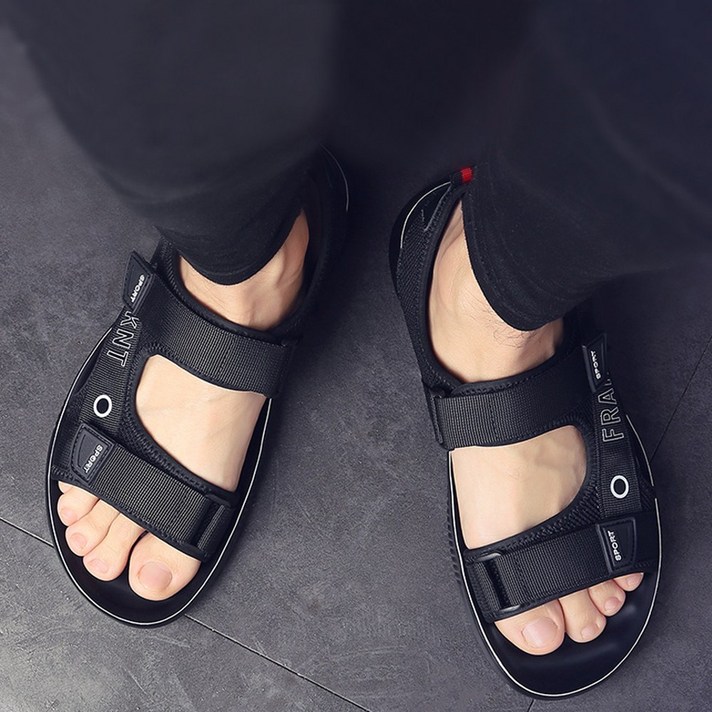 Casual 발편한 남자샌들 여름 샌들 슬리퍼 남성 휴양지 비치 센달