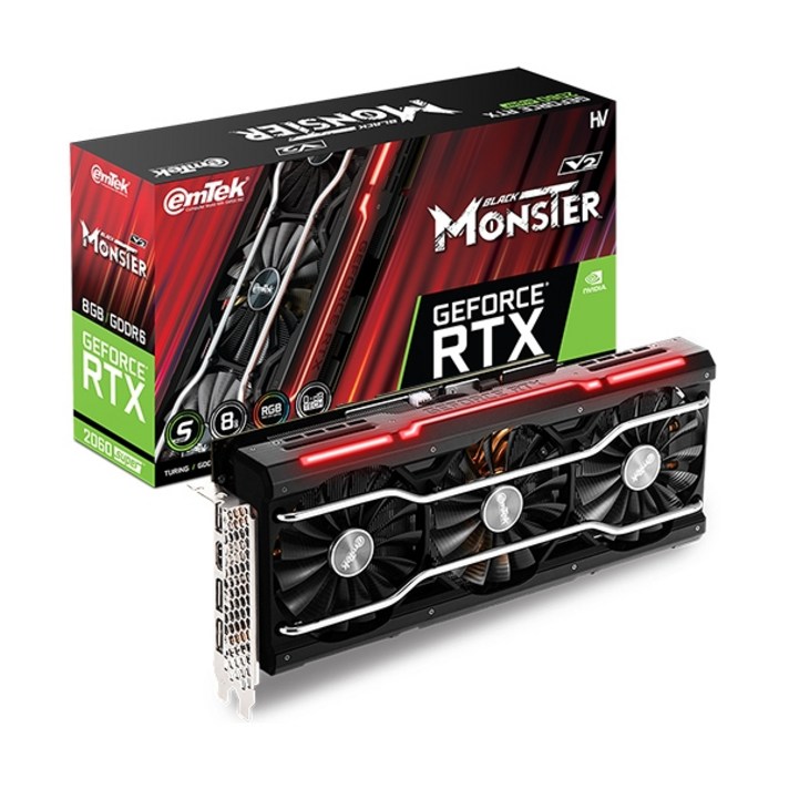 이엠텍 HV 지포스 RTX 2060 SUPER MONSTER V2 D6 8GB, 단일상품