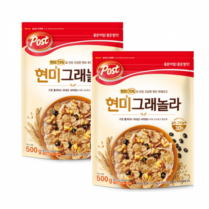 현미 그래놀라500g x2개입, 500g, 2개