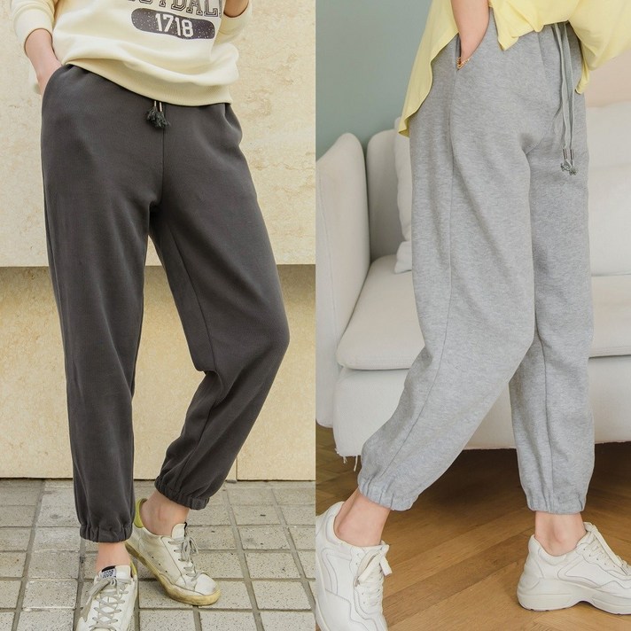 유니스 심플 여성 트레이닝 조거 팬츠(감촉 좋은 품질)