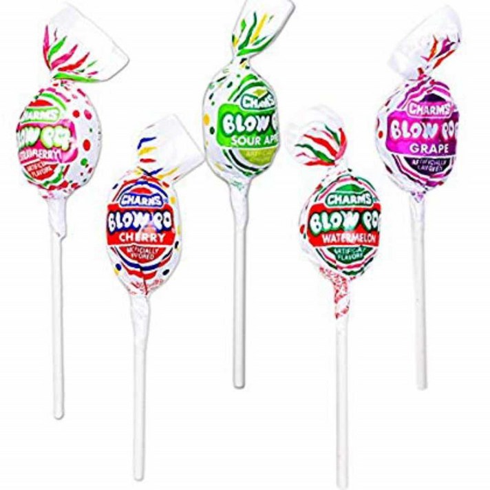 Charms Blow Pops Assorted 4LB, 1