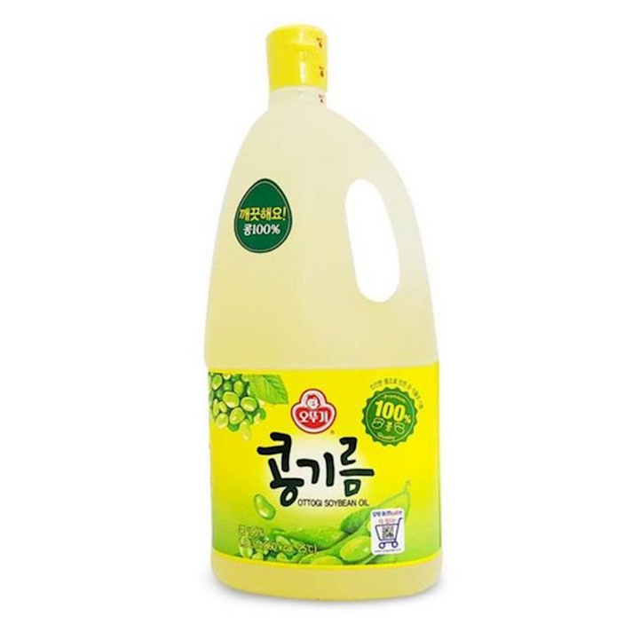 오뚜기 콩기름 1.8L 학교급식 전부치기 식재료 튀김유 중화요리 간단 식용유 좋은 가공식품