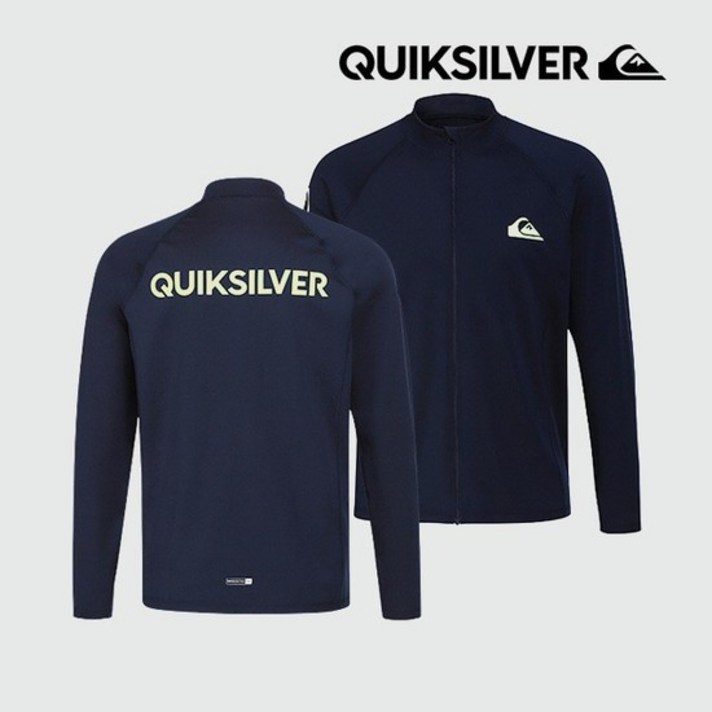 [매장정품] 퀵실버 남자 집업 래쉬가드 원데이5 NAVY