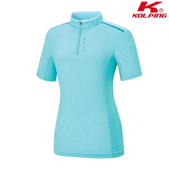 콜핑 하이쿨 메쉬 반팔 집업티셔츠 코하트(여) KPT0255W