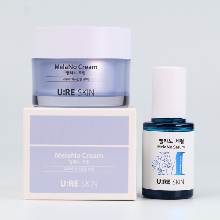 멜라노크림 화이트닝 기미 크림+세럼 미백세트, 1개, 50ml