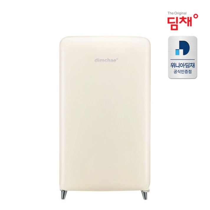 [K쇼핑](사전예약판매) 21년형 딤채 WDS10EFACCS 쁘띠형 김치냉장고 (100리터/1룸)