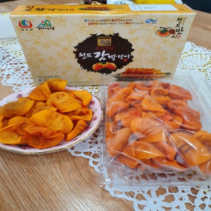프리미엄 감말랭이 청도 20년 햇 산지직송 쫀득쫀득 400g 실속형 건과류 과일 냉동 반시 단감 대봉 꿀맛 얼린 만들기 효능(다달다유통)