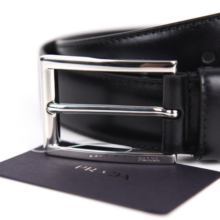 [나니럭스]프라다 19ss 사피아노 로고벨트 블랙
