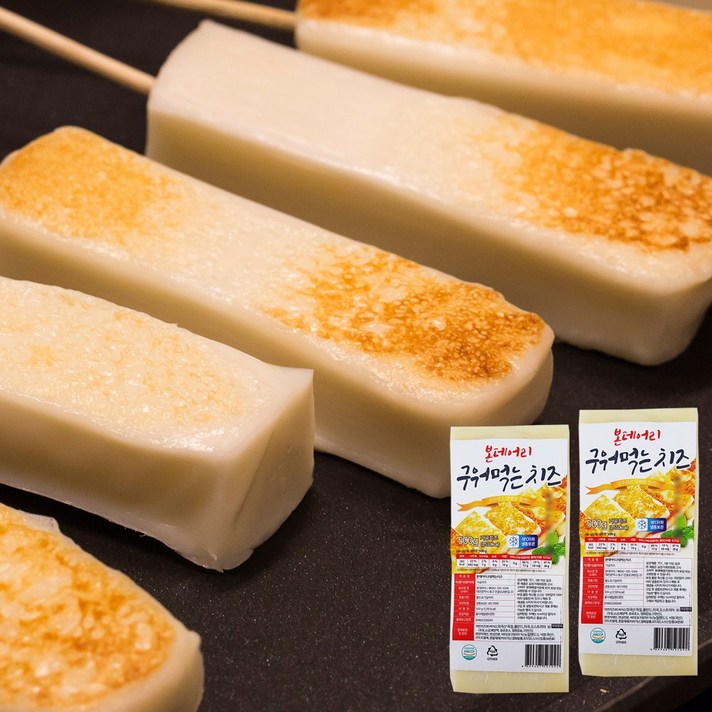 본데어리 구워먹는 치즈 500g(냉동) 1+1, 2팩, 500g