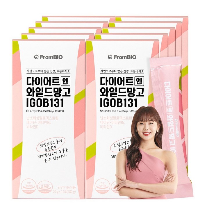 프롬바이오 다이어트엔 와일드망고 IGOB131, 280g, 10주분, 70포