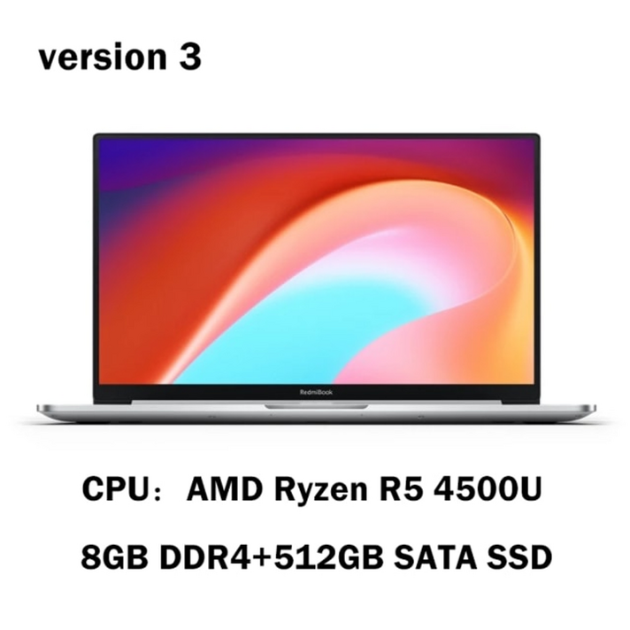 가성비 노트북 게이밍 노트북 Original Xiaomi Redmibook 14 II 노트북 AMD Ryzen 7 4700UR5 4500U 14 인치 FHD 화면 10 SSD, 협동사, R5 4500U 8GB 512GB