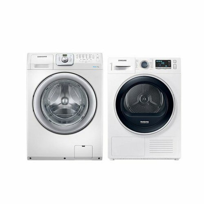 [신세계TV쇼핑][삼성] 드럼 세탁기 14Kg + 건조기 9Kg 세트 WF14F5K3AVW1+DV90R6200QW, 단일상품