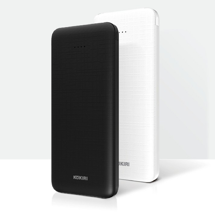 코끼리 A팩 플러스 10000mAh 보조배터리 C타입일체형 화이트, C타입일체형+5핀젠더, 코끼리_A팩플러스 화이트
