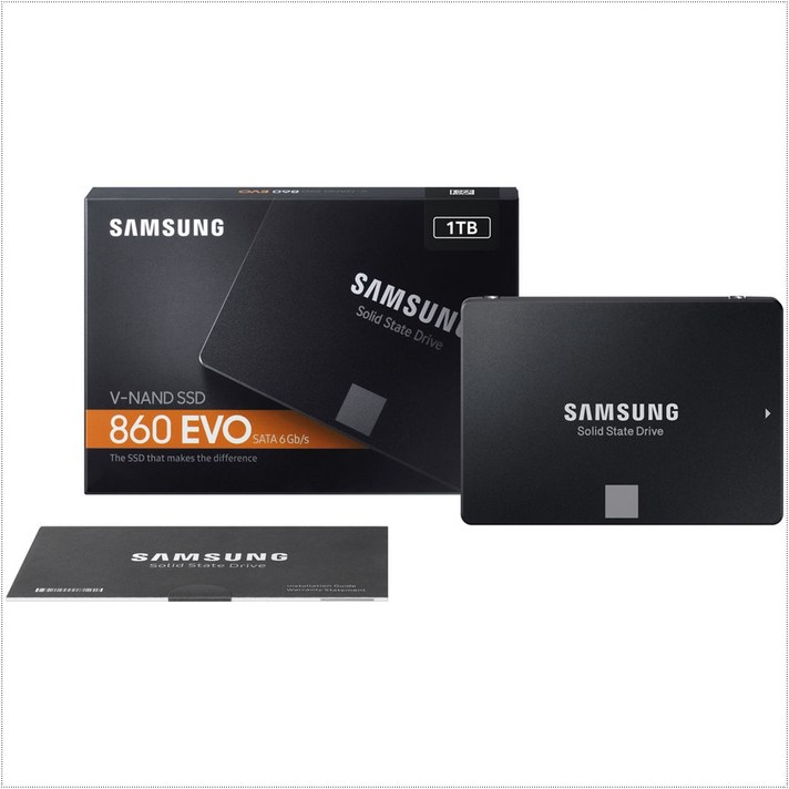 삼성전자 860 EVO 1TB 2.5 inch SATA III Internal SSD, MZ-76E1T0B/AM