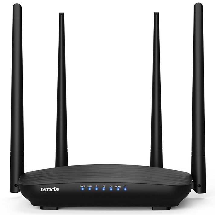 Tenda AC5 무선 라우터 5G 듀얼 주파수 기가비트 지능형 라우팅 홈 와이파이 고속 1200M, 듀얼 밴드 1200M