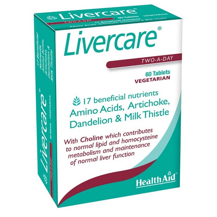 헬스에이드 리버케어 HealthAid Livercare 60정