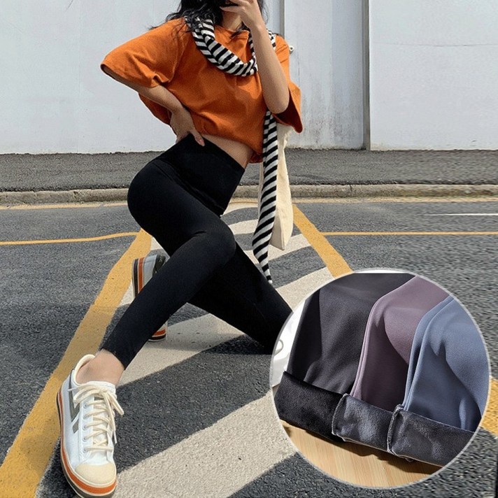 미소연가 융털슬림보정레깅스 융털 XL 여성의류 사이즈 몸매 레깅스