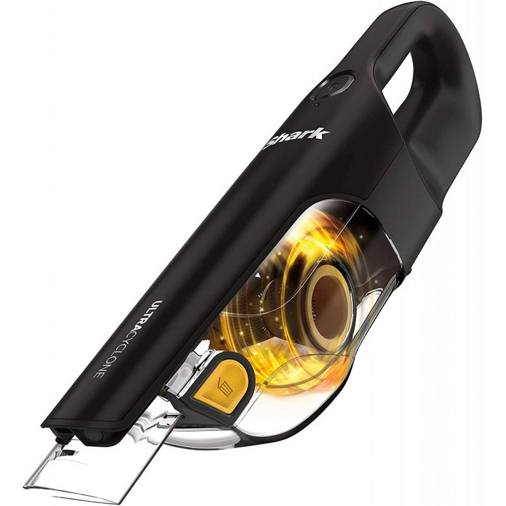 Shark CH951 UltraCyclone Pet Pro Plus 무선 핸드 헬드 진공 청소기 XL 더스트 컵 검정색, 단일옵션, 단일옵션