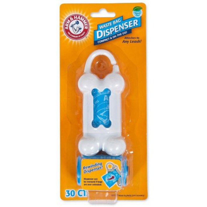 Arm & Hammer 디스포서블 배변봉투 앤 디스펜서, 1개