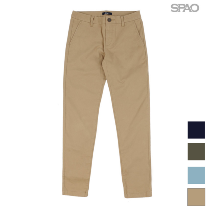 스파오 스파오(SPAO) 여성 클래식 치노 팬츠_SPTC611G01
