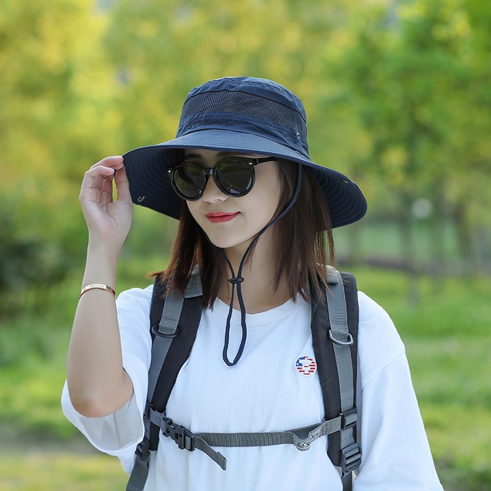 엠투디 여성 벙거지모자, 네이비