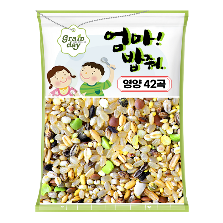 엄마밥줘 42곡 혼합잡곡, 10kg, 1개