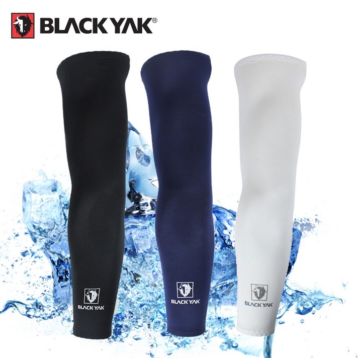 블랙야크 1+1 쿨토시 팔토시, 블랙+네이비