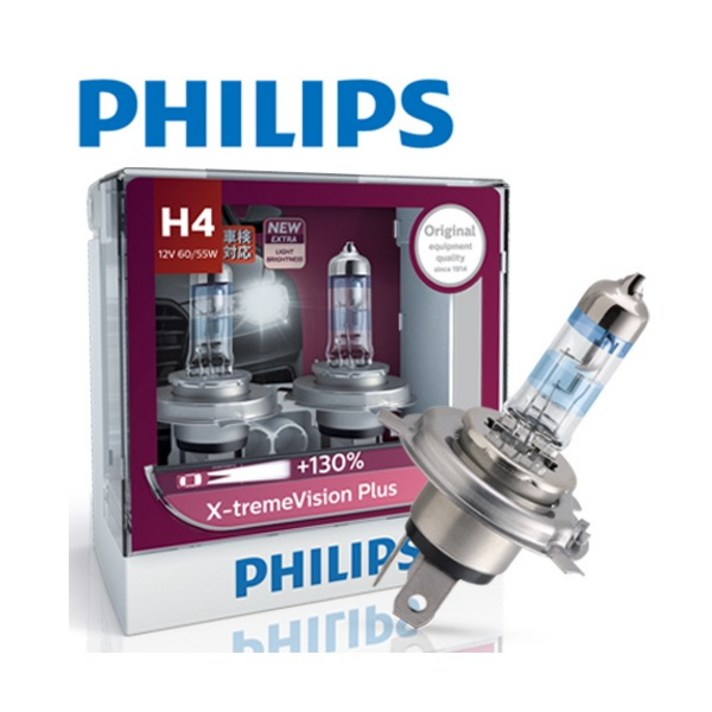 필립스 필립스 익스트림비전플러스 전조등, 익스트림비전 플러스 H4