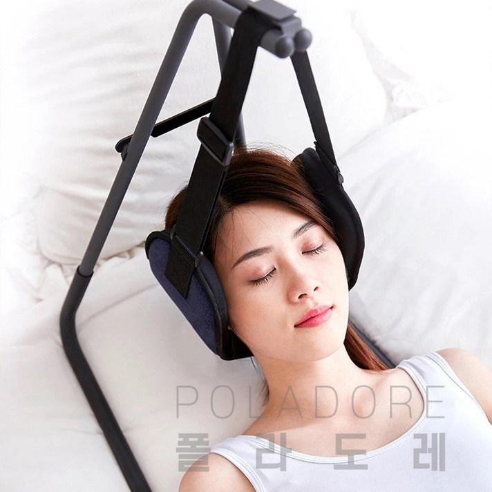 폴라도레 무중력 목견인기 거북목 스트레칭 넥서포터 목당기미 J, 1번