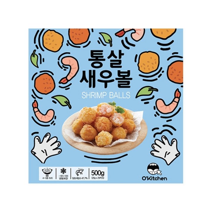 아모제 통살 새우볼 500g, 일반포장 동절기만, 단일상품