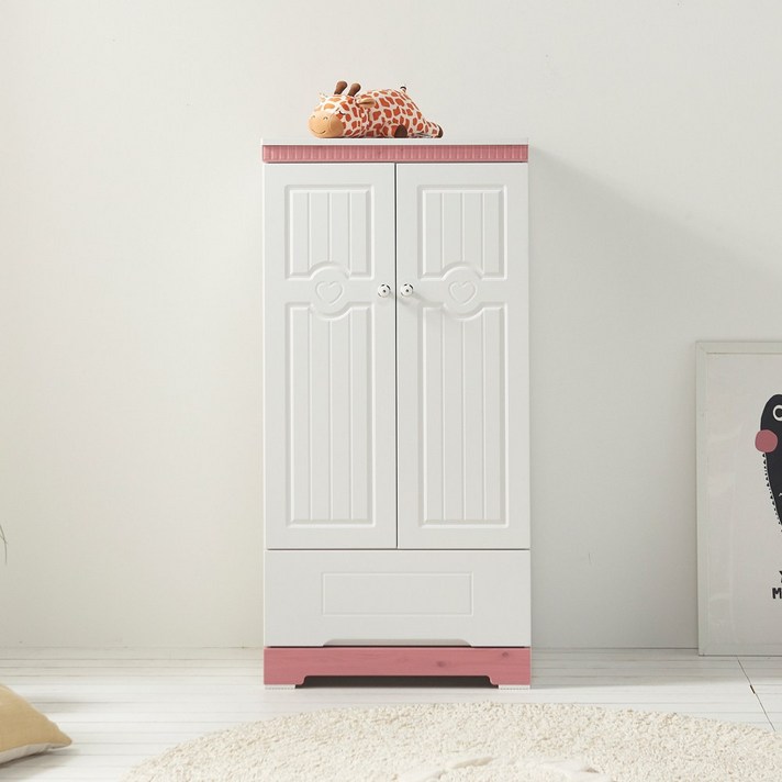 원퍼니처 아이비옷장600 베이비장, 핑크