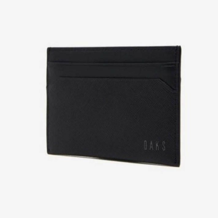닥스 악세서리 남성 21SS [HOLDER PROJECT] 블랙 가죽 닥스로고 심플 카드홀더 DBHO1E915BK