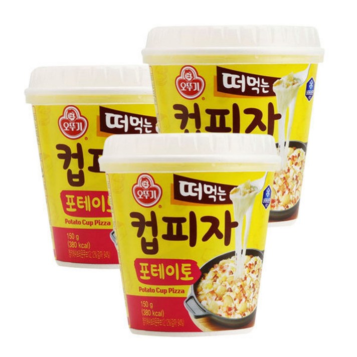 [오뚜기] 떠먹는 컵피자 포테이토 150g x 5, 상세 설명 참조