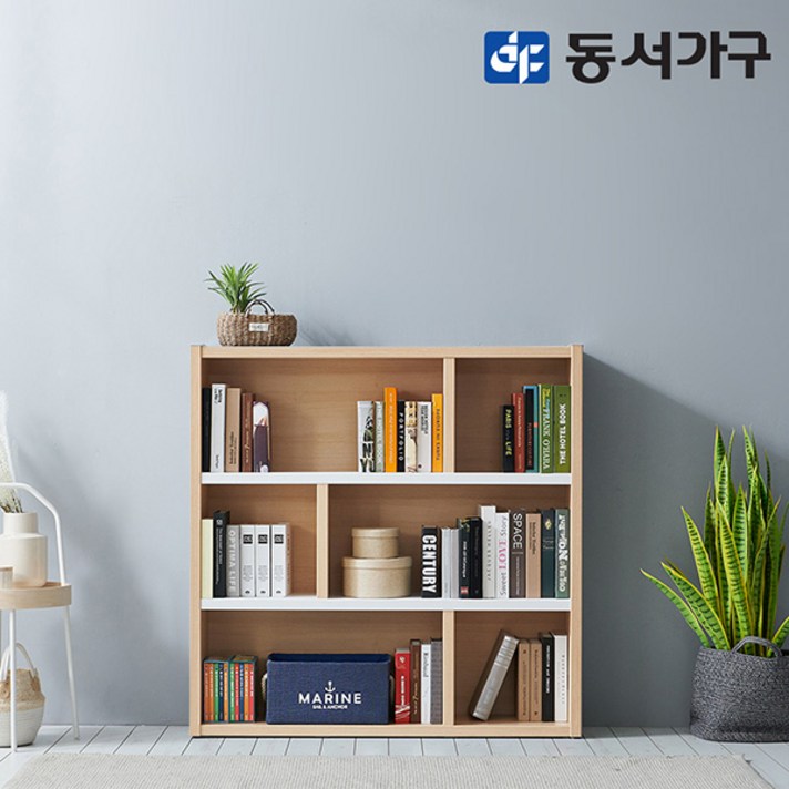 동서가구 피츠 댄디 3단 1200 오픈책장 PAC035, 메이플화이트